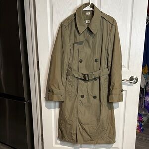 1992 USMC Trench Coat With Removable Liner